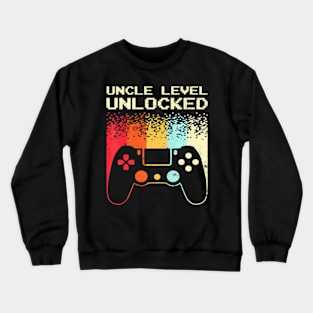 Gaming Uncle For Men Video  First Time Uncle To Be Crewneck Sweatshirt